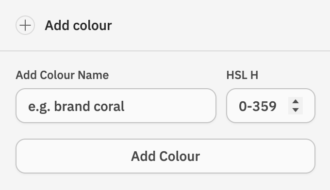 Hue control in Visible Tokens.